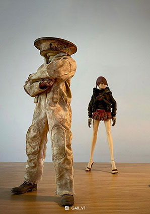Cherry Shadow and Sanakhte Bodyguard 2-pack by Ashley Wood, 3A Toys