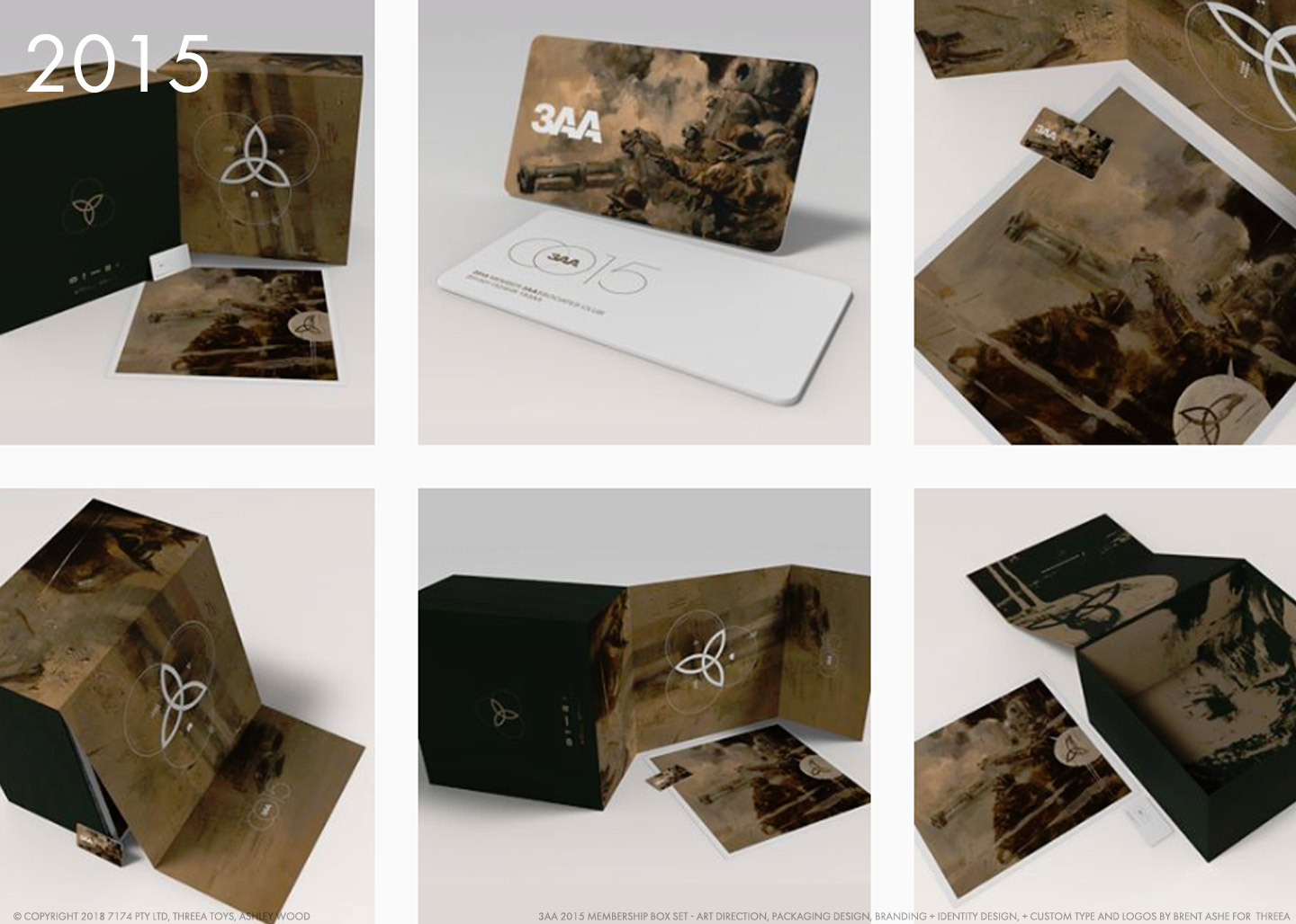 2015 packaging art and design by Brent Ashe