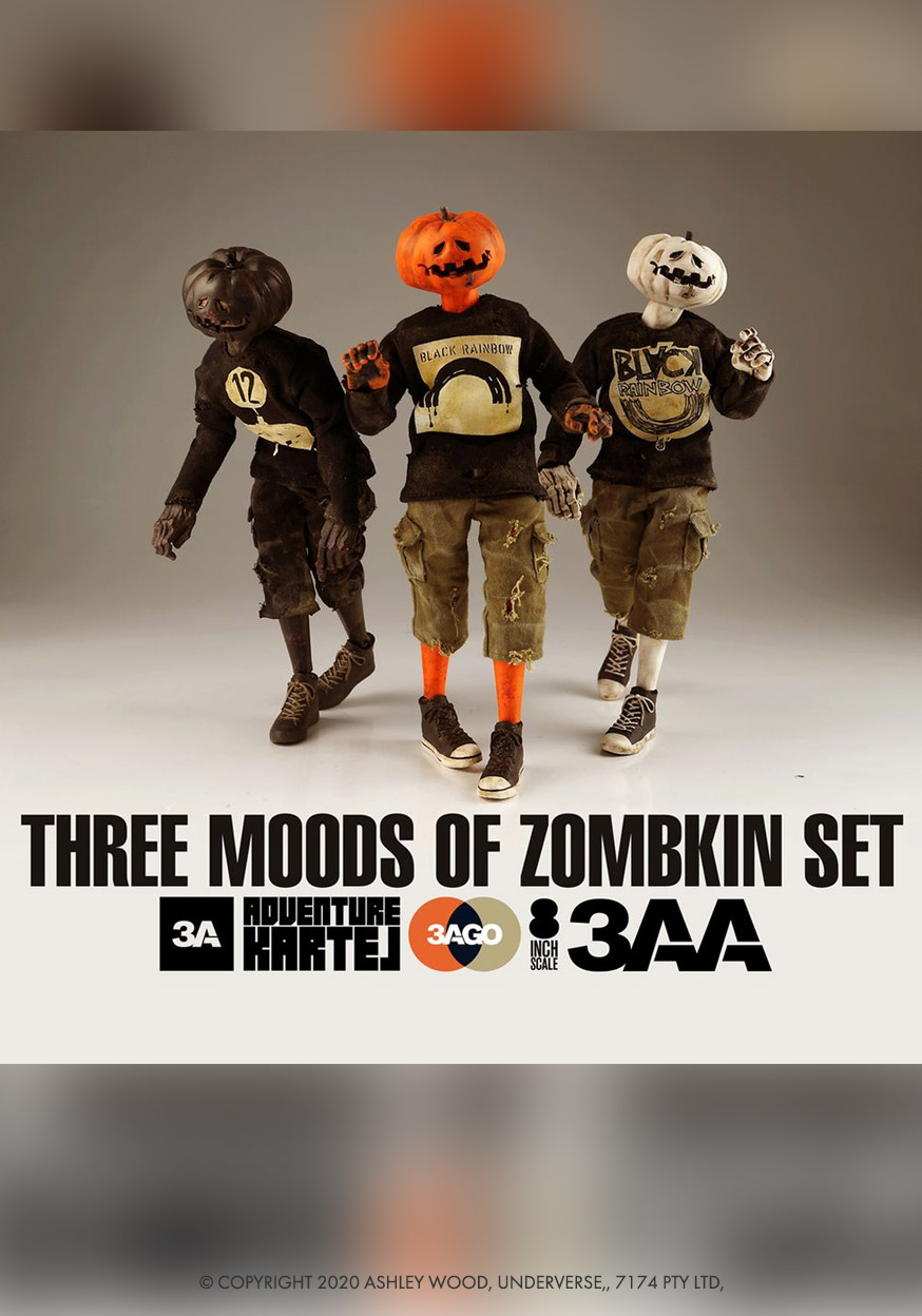AK Three Moods of Zombkin Set