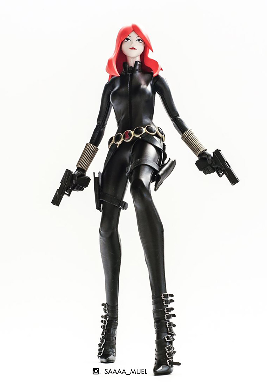 Black Widow ThreeA 1/6 Collectible 3A Figure Marvel 