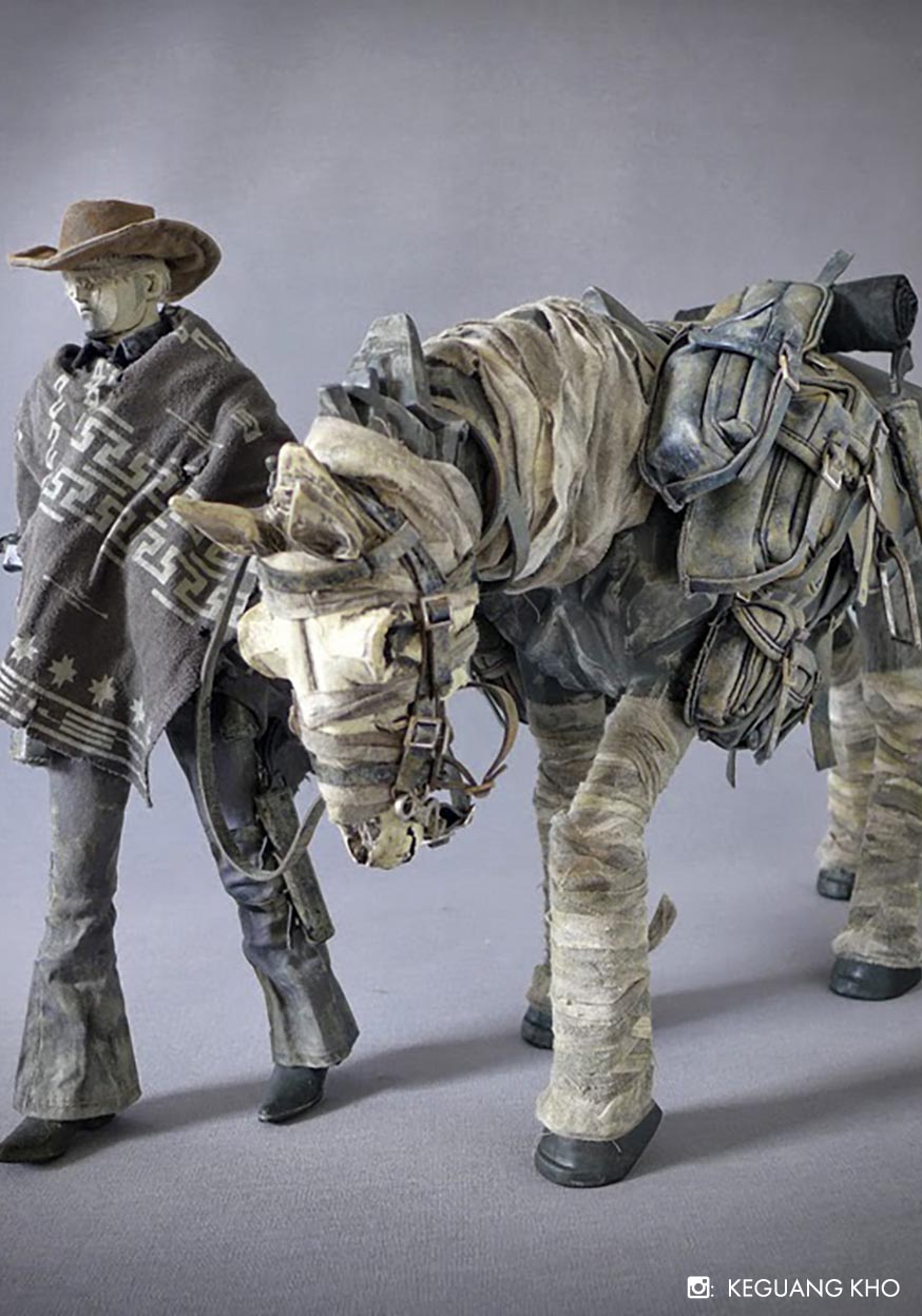 最速出荷ThreeA DARK COWBOY IN THE SERVICE OF HIM SUPER SET 1/6 POPBOT 一般