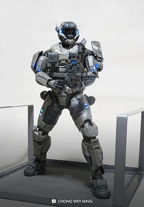 HALO Spartan Mark V EVA Bambaland Exclusive -  - Bungie, 343 Studios (US-based video game developer)
