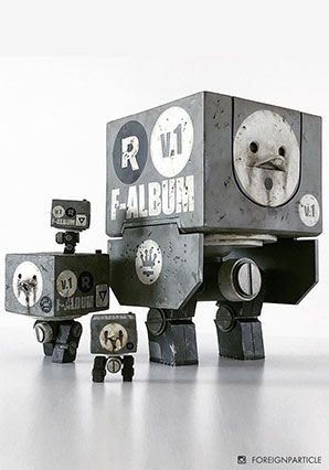 Mighty Square F Album by Ashley Wood, 3A Toys