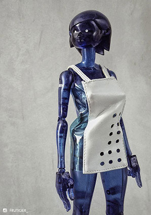 Pascha Cyborg Transparent Blue -  - TP Louise