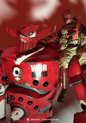 Universe Swirl MARS and EDO Commander by Ashley Wood, 3A Toys