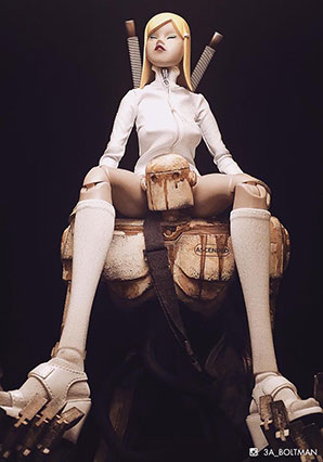 Yesterday Princess RVHK Exclusive Blonde by Ashley Wood, 3A Toys